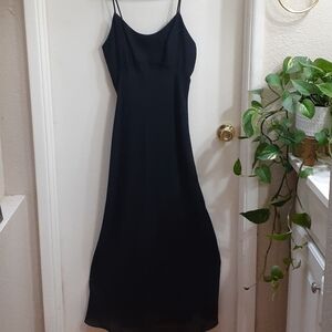 Hampton Nites black, lined, flowy dress